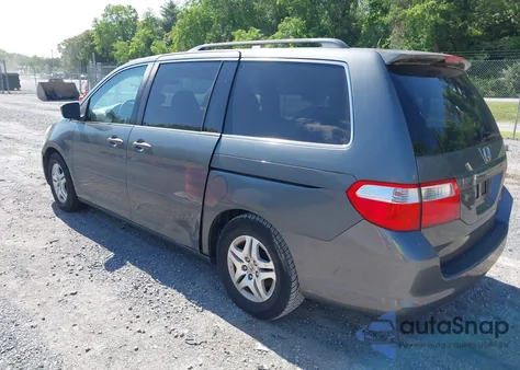 2007 Honda Odyssey Ex from USA, damaged, VIN 5FNRL38487B077797